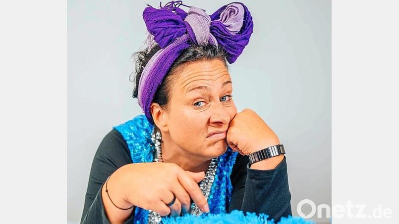 Ines Procter als "närrische Putzfraa". Bild: exb
