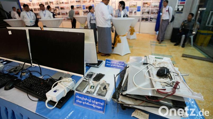 Migranten werden zu Online-Betrug gezwungen. (Archivbild) Bild: Thein Zaw/AP/dpa