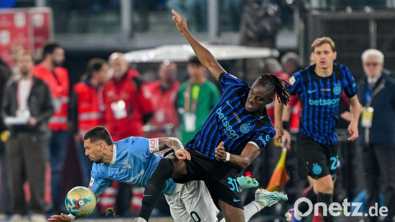 Yann-Aurel Bisseck hat seinen Vertrag bei Inter Mailand verlängert. (Archivbild) Bild: Tano Pecoraro/LaPresse/AP/dpa