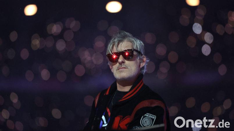 2024 trat Kavinsky zum Abschluss der Olympischen Spiele in Paris auf. (Archivbild) Bild: Thibaud Moritz/AFP/dpa