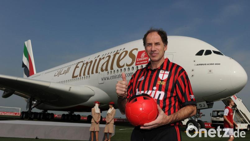 Kapitän zu den großen Milan-Zeiten: Franco Baresi. (Archivbild) Bild: picture alliance / dpa
