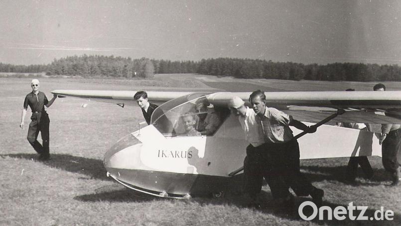Das Schulungsflugzeug Doppelraab bauten Mitglieder der Flugsportgruppe in Eigenleistung auf. Archivbild: Heidi Franitza