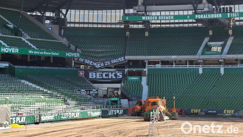 Am dritten Heimspieltag soll im Weserstadion wieder alles gerichtet sein. Bild: Kai Moorschlatt/dpa