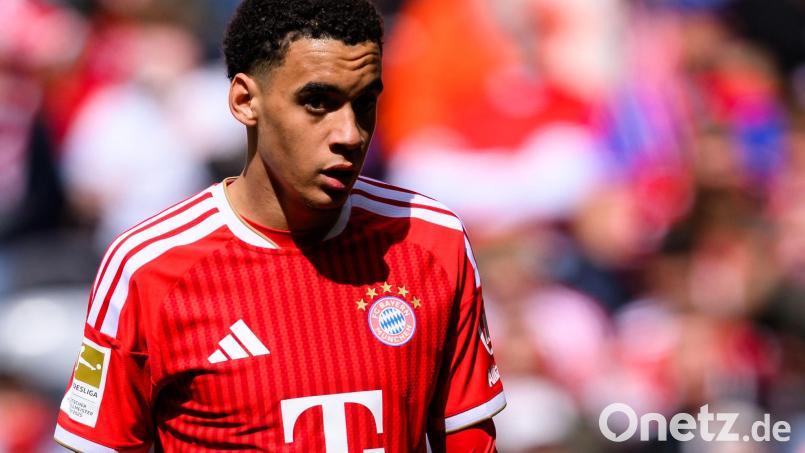 Jamal Musiala hat beim FC Bayern noch einen Vertrag bis 2030 (Archivbild). Bild: Tom Weller/dpa