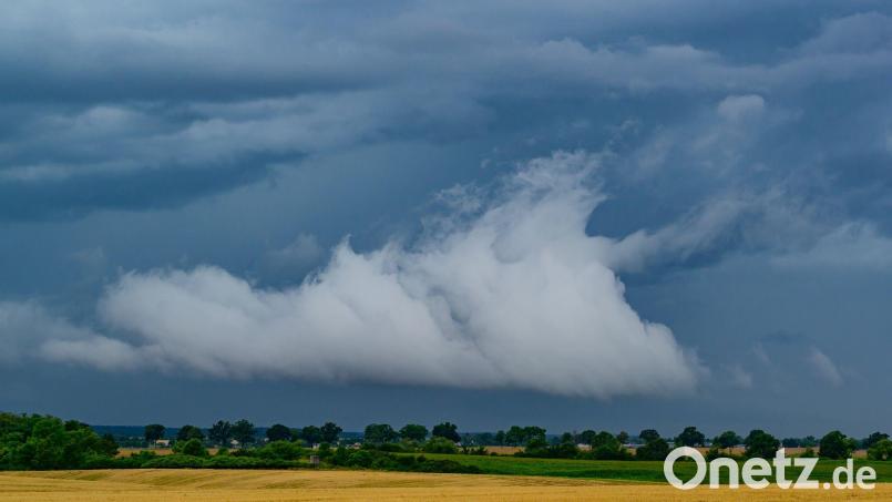 Der Deutsche Wetterdienst erwartet wieder Hitze - und auch Gewitter Bild: Patrick Pleul/dpa