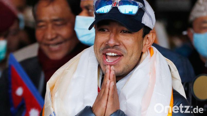 Purja war in der Bergsteigerszene ein Star. Bild: Niranjan Shrestha/AP/dpa