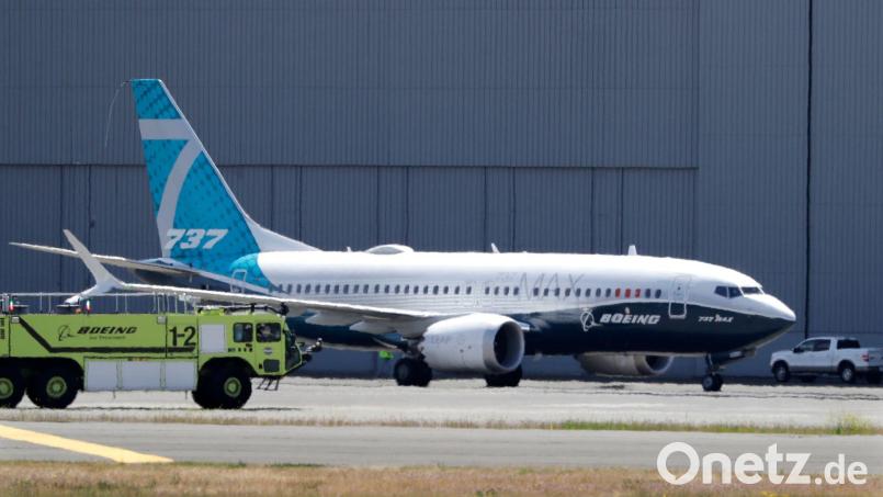 Die 737 Max 7 ist die kleinste Variante von Boeings wichtigster Modellfamilie. (Archivbild) Bild: Elaine Thompson/AP/dpa