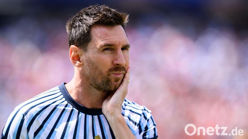 Lionel Messi spendet Geld nach den verheerenden Waldbränden in Spanien. (Archivbild) Bild: Tom Weller/dpa