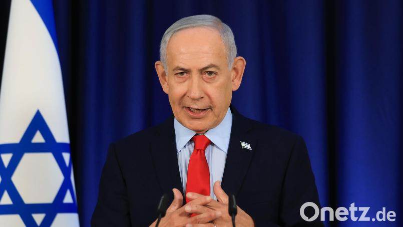 Der israelische Regierungschef hat sich erstmals öffentlich zu dem Plan des Friedensrats für den Gazastreifen geäußert, der die Entwaffnung der Hamas vorsieht. (Archivbild) Bild: Ronen Zvulun/Pool Reuters/dpa