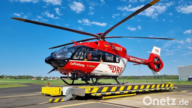 Der Rettungshubschrauber "Christoph 80" muss in den Abendstunden weiter am Boden bleiben. Archivbild: ILS Oberpfalz-Nord