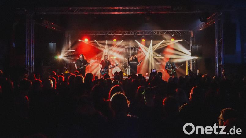 Die 1979 in Newcastle gegründete englische New-Wave-of-British-Heavy-Metal-Band „Satan“ war im vergangenen Jahr am ersten Festivaltag der Headliner. Bild: Elisa Fuchs