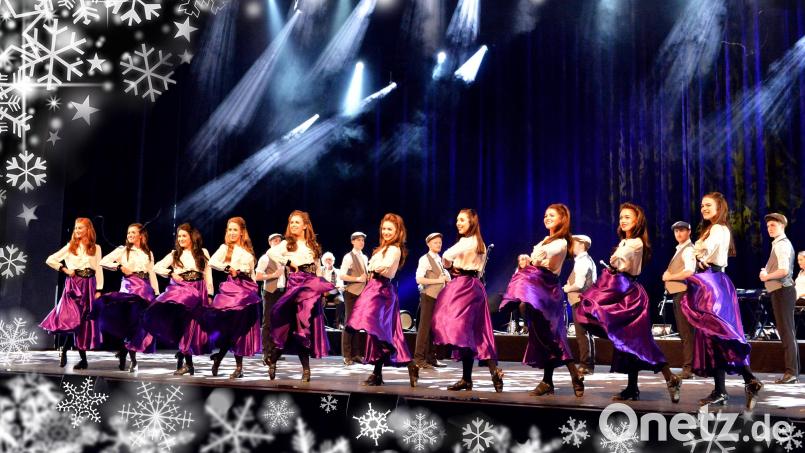 Die Danceperados of Ireland präsentieren ihre Show „Spirit of Irish Christmas“. Bild: Gregor Eisenhuth