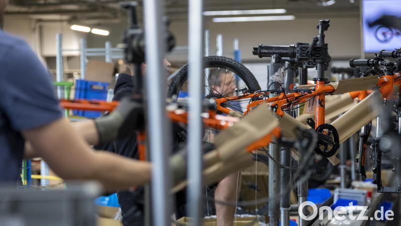 Ein Bild aus der Vergangenheit: Bis 2024 wurden die Ghost-Bikes in Waldsassen produziert. Seitdem hat sich dort viel verändert. Archivbild: Ghost