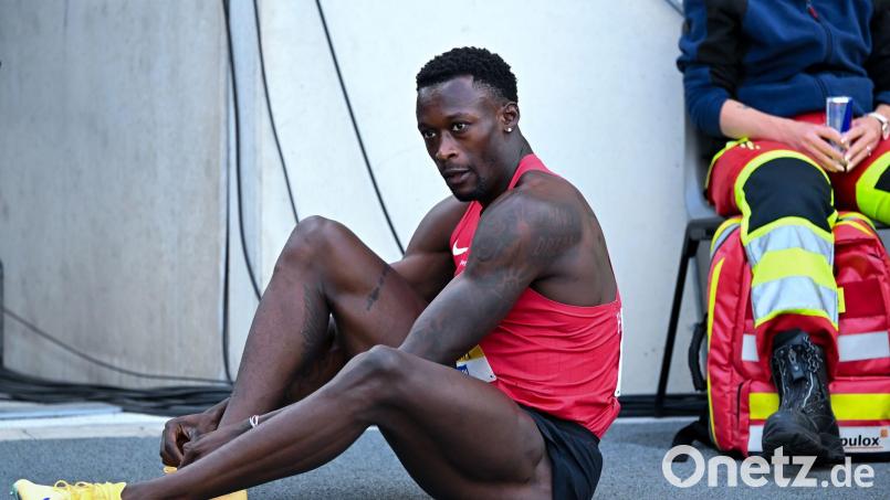 Könnte bald vor einer langen Sperre stehen: Sprinter Owen Ansah. (Archivbild) Bild: Sven Hoppe/dpa