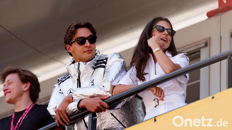 Formel-1-Pilot George Russell und seine Partnerin Carmen Mundt sind verlobt. (Archivbild) Bild: David Davies/PA Wire/dpa