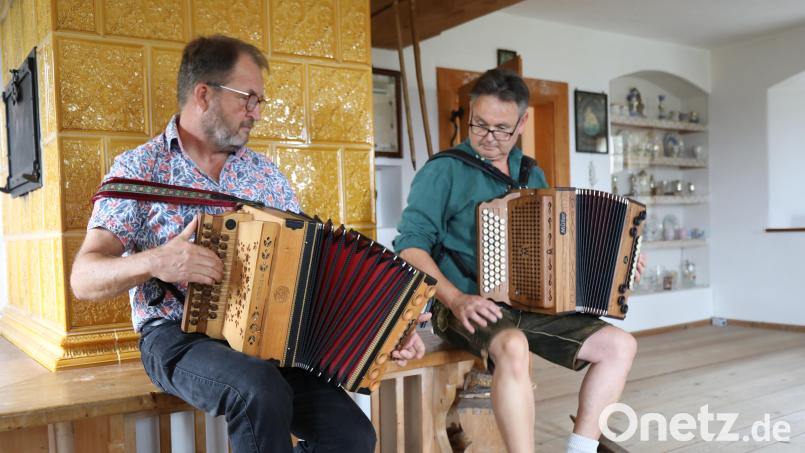 Musiker beim Harmonikatag im Freilandmuseum Oberpfalz. Bild: Eva Gröninger