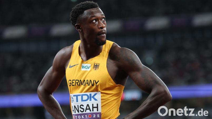 Owen Ansah greift am Dienstagabend im 100-Meter-Halbfinale bei der EM ein. (Archivbild) Bild: Oliver Weiken/dpa