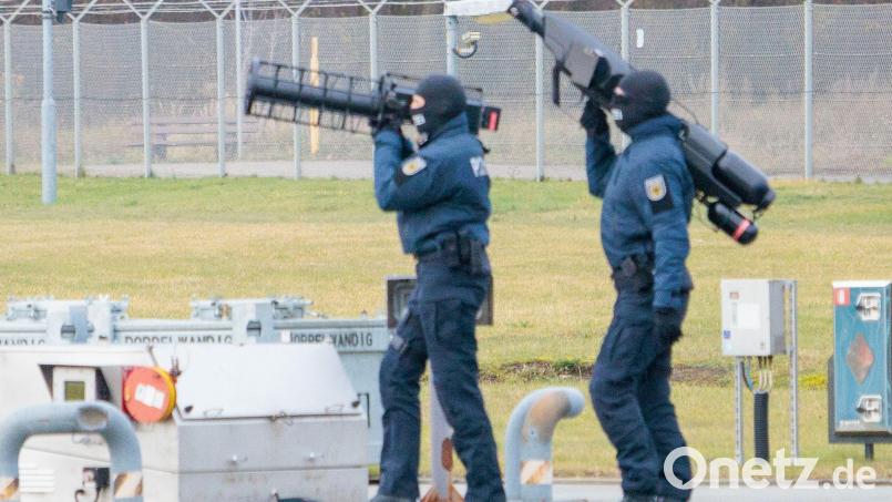 Die Drohnenabwehreinheit der Bundespolizei wurde im Dezember in Dienst gestellt. (Archivfoto) Bild: Carsten Koall/dpa