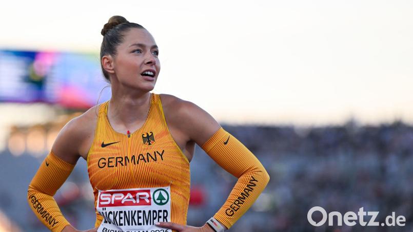 Gina Lückenkemper wurde vor der EM von einem Zeckenbiss gebremst. Bild: Sven Hoppe/dpa