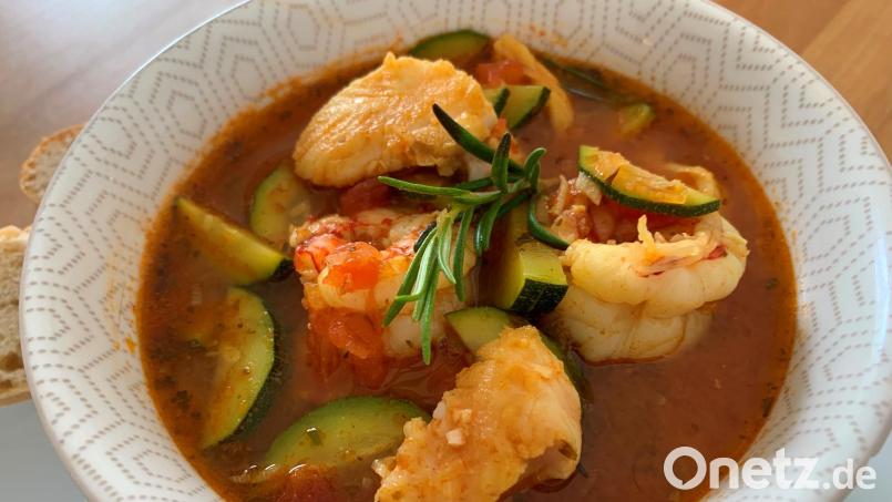 Herrlich mediterran: der provenzialische Fischtopf nach dem Rezept von OWZ-Küchenchef Michael Schiffer. Bild: Michael Schiffer
