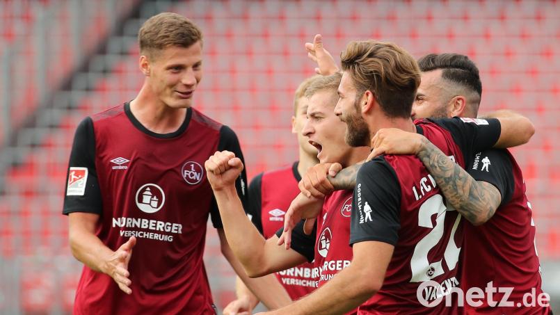 Patrick Erras (links) im Trikot des 1. FC Nürnberg. Von 2007 bis 2020 war der Raigeringer beim Club. Bild: Daniel Karmann