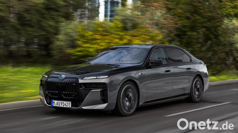 Der teuerste Dienstwagen der Oberpfalz ist eine Luxuslimousine von BMW. Bild: Fabian Kirchbauer/BMW