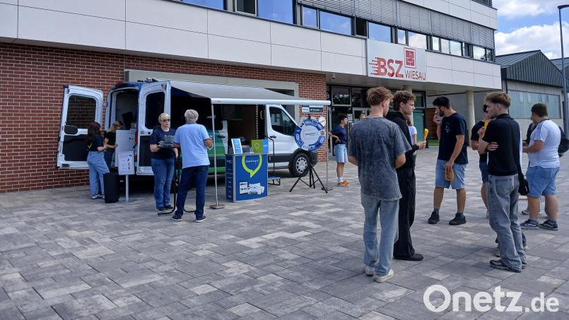 Oberpfalz-Medien war mit "Redaktion on Tour" unter anderem schon in Wiesau, um mit Leserinnen und Lesern ins Gespräch zu kommen. Der nächste Halt ist am Dienstag, 18. August, in Erbendorf. Archivbild: szl