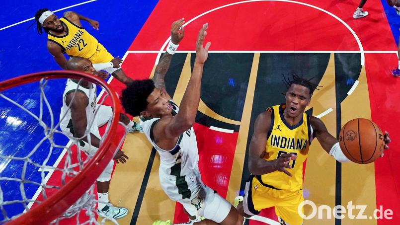 MarJon Beauchamp (M) wird ein Münchner. (Archivbild) Bild: Kyle Terada/Pool USA Today Sports/AP/dpa