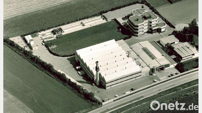 Dieses Gebäude kommt uns schon sehr bekannt vor. Es wird wohl bald nicht mehr gebraucht werden. Luftbild: Archiv Amberger Zeitung