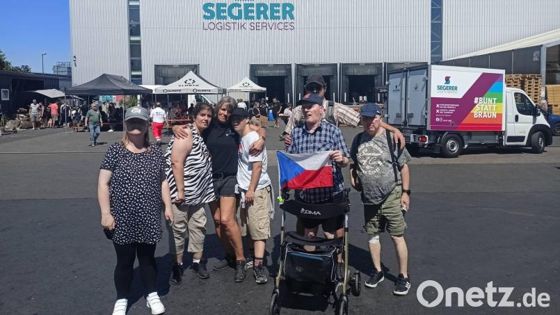 Zum Erlebnistag in Luhe-Wildenau kamen auch Gäste aus einer tschechischen Einrichtung für Menschen mit Behinderung. Bild: Adéla Rib