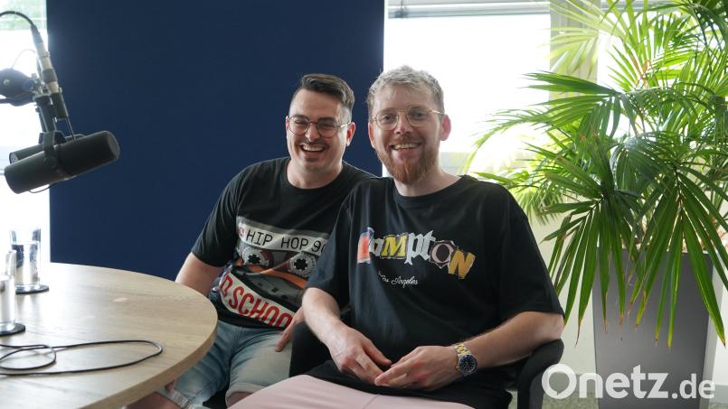 Dominic Schramm (links) und Felix Merl treten gemeinsam als die Rapper Signature und Feelikx auf. Bild: knz