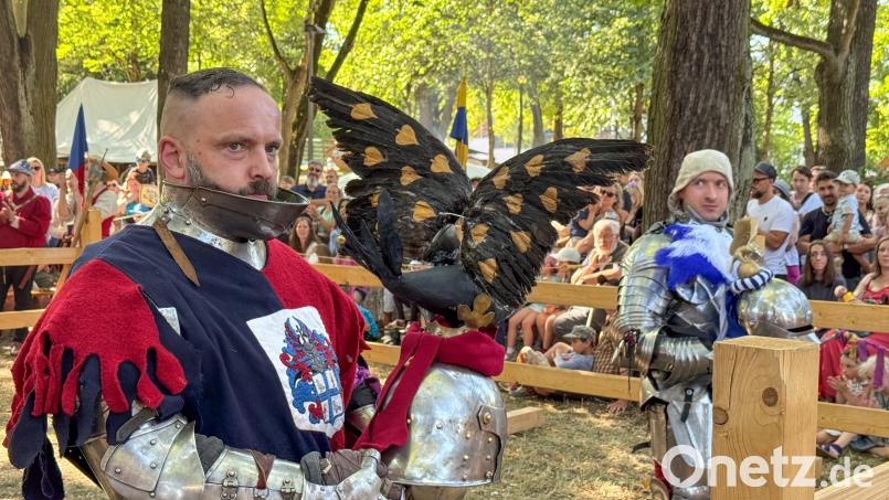 Cantus Ferrum feiert alle zwei Jahre sein Brunnenfest am Maxplatz in Amberg. Bild: Petra Hartl