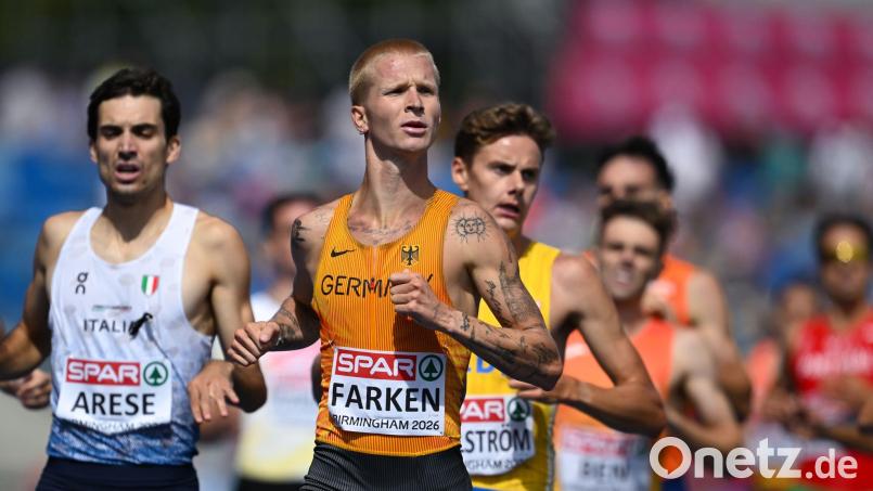 Robert Farken schaffte es über 1.500 Meter souverän ins Finale. Bild: Sven Hoppe/dpa
