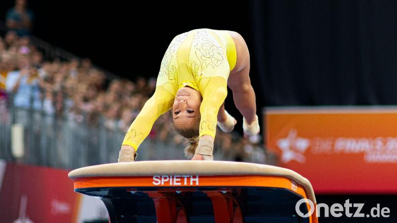 Glänzender Auftritt: Karina Schönmaier. (Archivbild) Bild: Michael Matthey/dpa