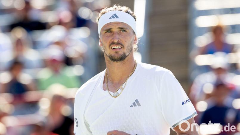 Alexander Zverev hatte in seinem Auftaktspiel in Cincinnati viel Mühe. (Archivbild) Bild: Yannick Legare/ZUMA Press Wire/dpa