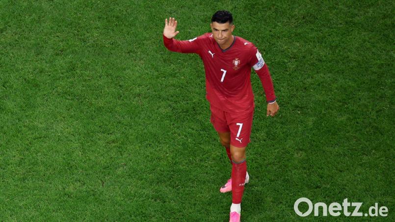 Cristiano Ronaldo deutet ein Ende seiner Laufbahn an. (Archivbild) Bild: Sam Hodde/AP/dpa