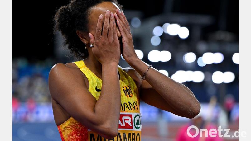 Malaika Mihambo vergoss Tränen dem fünften Platz bei der EM. Bild: Sven Hoppe/dpa