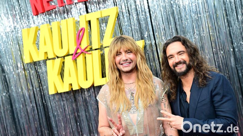 Die Kaulitz-Zwillinge bei der Premiere der dritten Staffel. Archivbild: Sebastian Gollnow/dpa