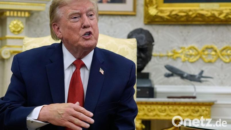 Laut Trump finden keine Gespräche mit dem Iran statt. (Archivbild) Bild: Manuel Balce Ceneta/AP/dpa
