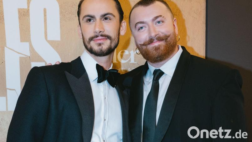 Genießen in New York gemütliche Abende daheim: Sam Smith und Partner Christian Cowan Bild: Dinara Khairova/Photo Image Press via ZUMA Press/dpa