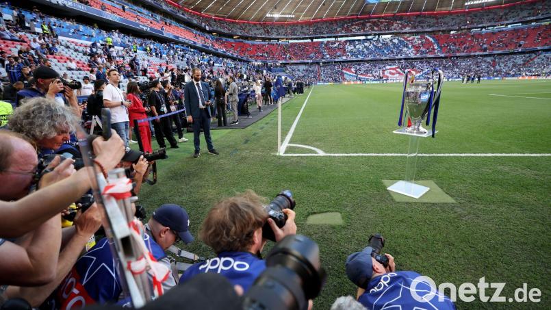 2025 wurde zuletzt das Finale der Champions League in München ausgetragen. (Archivbild) Bild: Christian Charisius/dpa