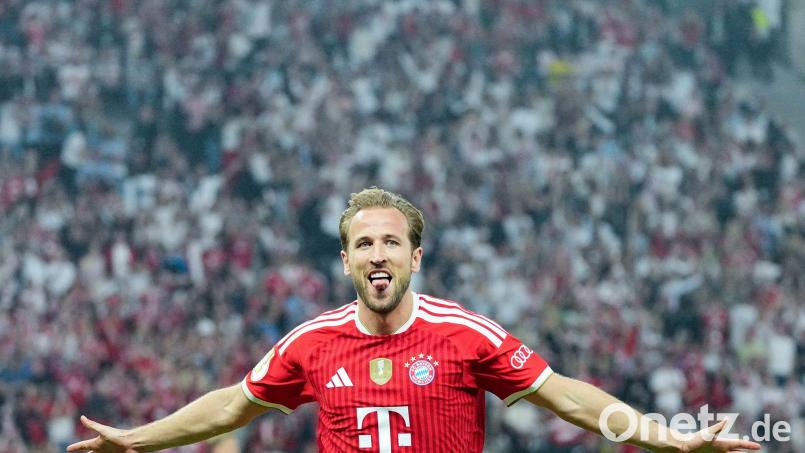 Harry Kane gewann in der vergangenen Saison mit dem FC Bayern München den DFB-Pokal und die deutsche Meisterschaft. Bild: Michael Kappeler/dpa