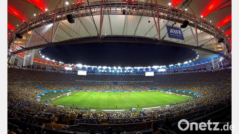 Weltberühmte Kulisse: Im Maracanã-Stadion findet das Finale der Frauen-WM 2027 statt. (Archivbild) Bild: Marcelo Sayao/EFE/dpa