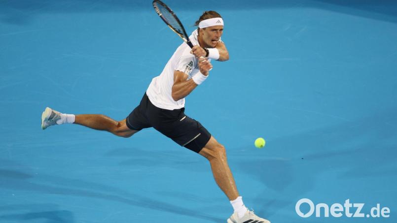 Alexander Zverev in Cincinnati in Aktion. Bild: Wally Nell/ZUMA Press Wire/dpa