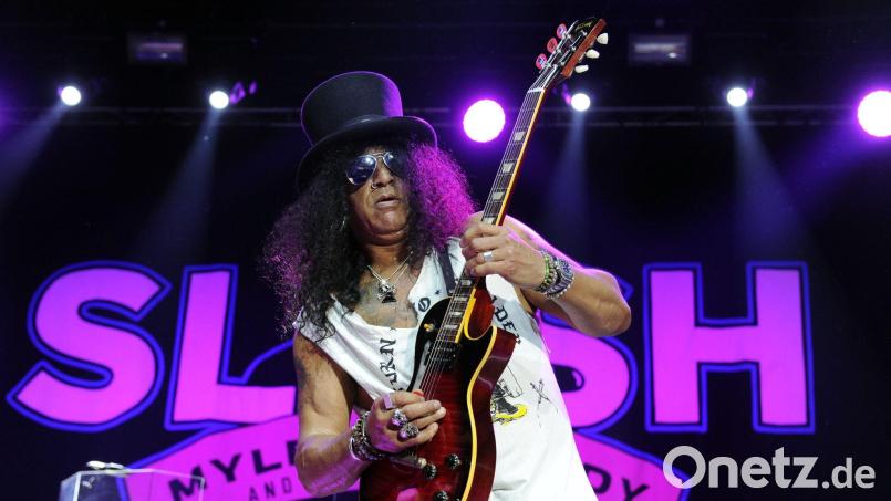 Slash bezeichnet sich selbst als Reptilienliebhaber. (Archivbild) Bild: Herbert P. Oczeret/apa/dpa