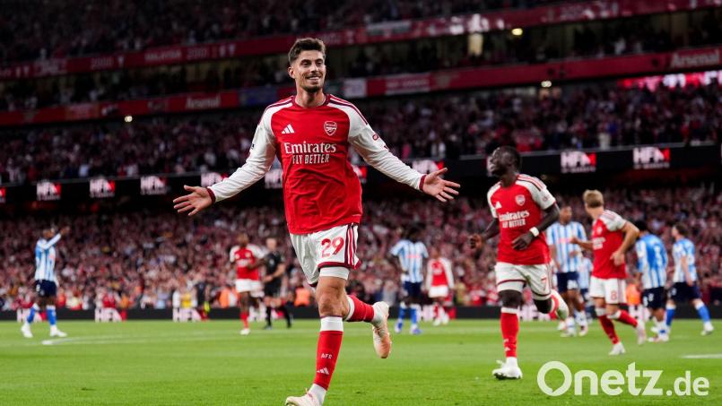 Erzielte gleich den ersten Treffer der neuen Premier League-Saison: Arsenal-Stürmer Kai Havertz. Bild: John Walton/PA Wire/dpa
