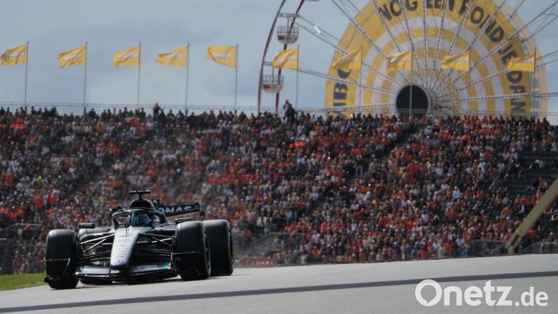 Nicht zu schlagen in der Sprint-Quali: George Russell. Bild: Patrick Post/AP/dpa