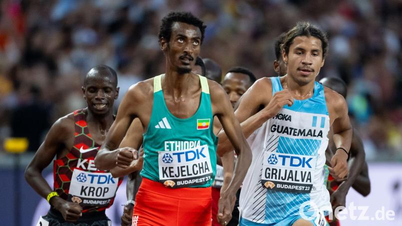 Der Äthiopier Yomif Kejelcha hat in Buenos Aires den Halbmarathon-Weltrekord unterboten. Bild: Sven Hoppe/dpa