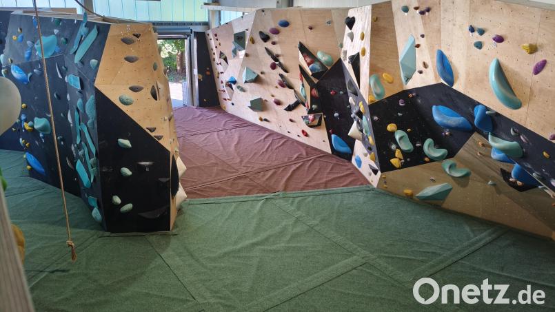 Die Boulderhalle in Amberg soll bald erweitert werden. Betreiber Chris Schubert plant unter anderem einen Kinderbereich. Bild: wpt