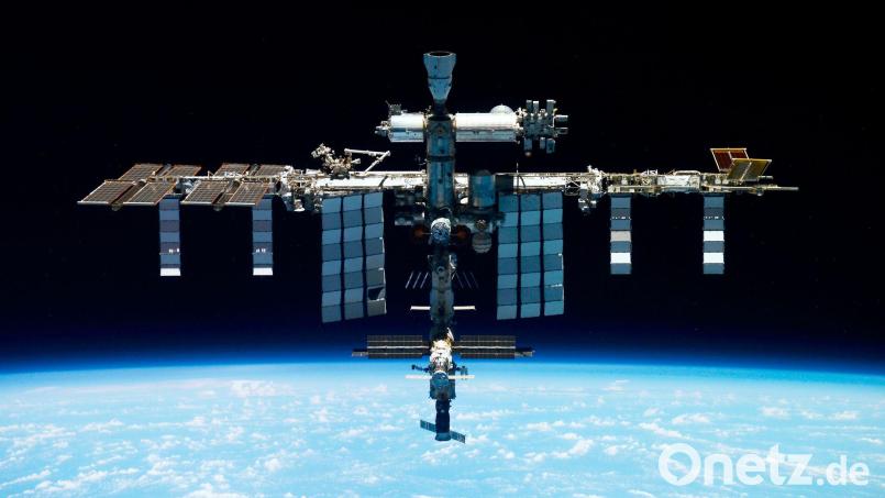 An der ISS gab es einen Außeneinsatz. (Archivbild) Bild: -/Roscosmos State Space Corporation via AP/dpa